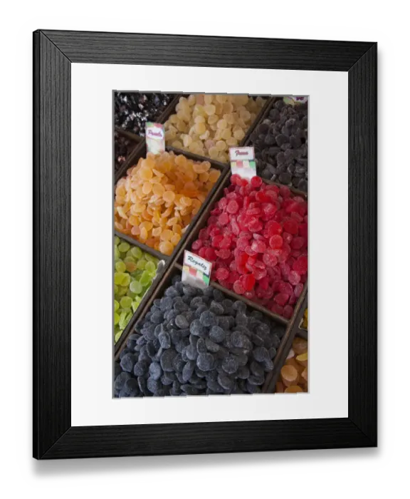 Framed Print : Spain, Aragon Region, Zaragoza Province, Zaragoza, jellied candy Framed Print : Spain, Aragon Region, Zaragoza Province, Zaragoza, jellied candy