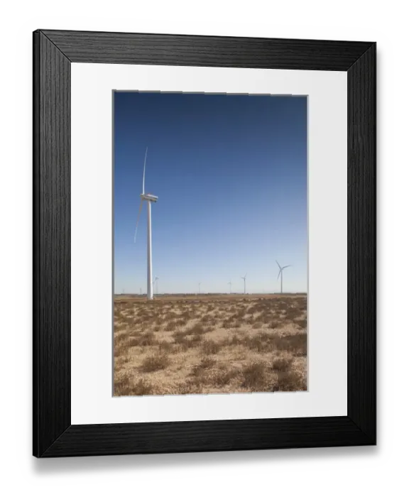 Framed Print : Spain, Aragon Region, Zaragoza Province, Gallur, modern windmills Framed Print : Spain, Aragon Region, Zaragoza Province, Gallur, modern windmills