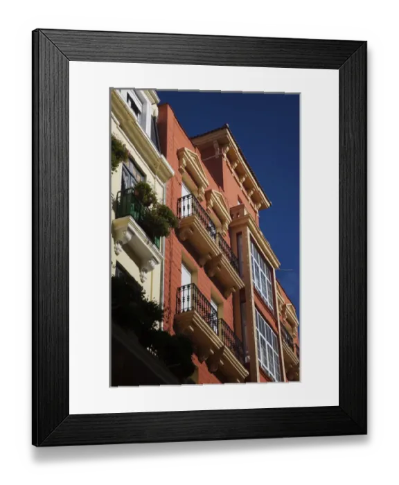 Framed Print : Spain, Castilla y Leon Region, Leon Province, Leon, building detail