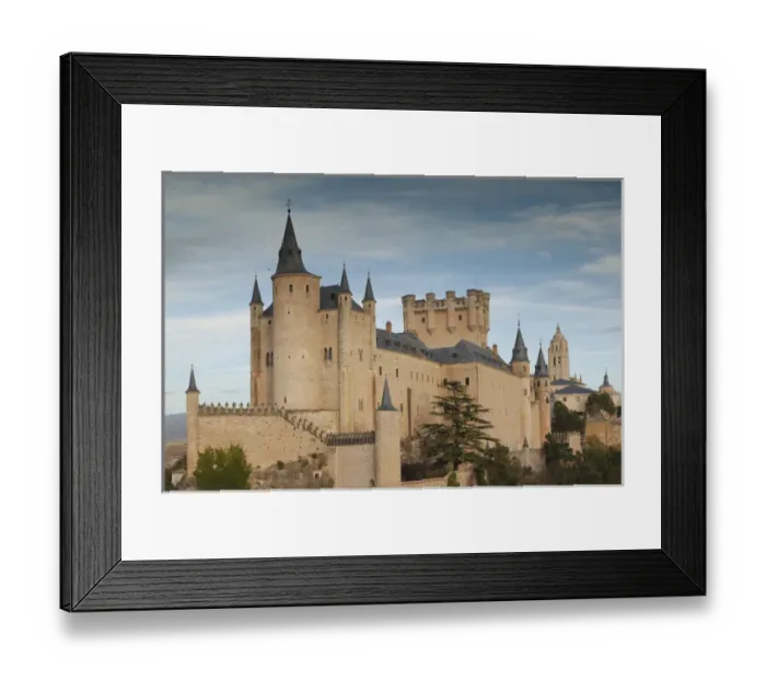 Framed Print : Spain, Castilla y Leon Region, Segovia Province, Segovia, The Alcazar