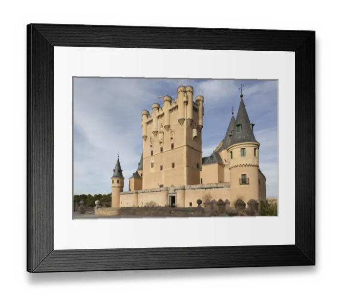 Framed Print : Spain, Castilla y Leon Region, Segovia Province, Segovia, The Alcazar Framed Print : Spain, Castilla y Leon Region, Segovia Province, Segovia, The Alcazar