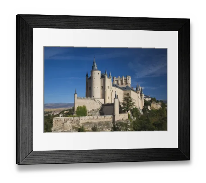 Framed Print : Spain, Castilla y Leon Region, Segovia Province, Segovia, The Alcazar Framed Print : Spain, Castilla y Leon Region, Segovia Province, Segovia, The Alcazar