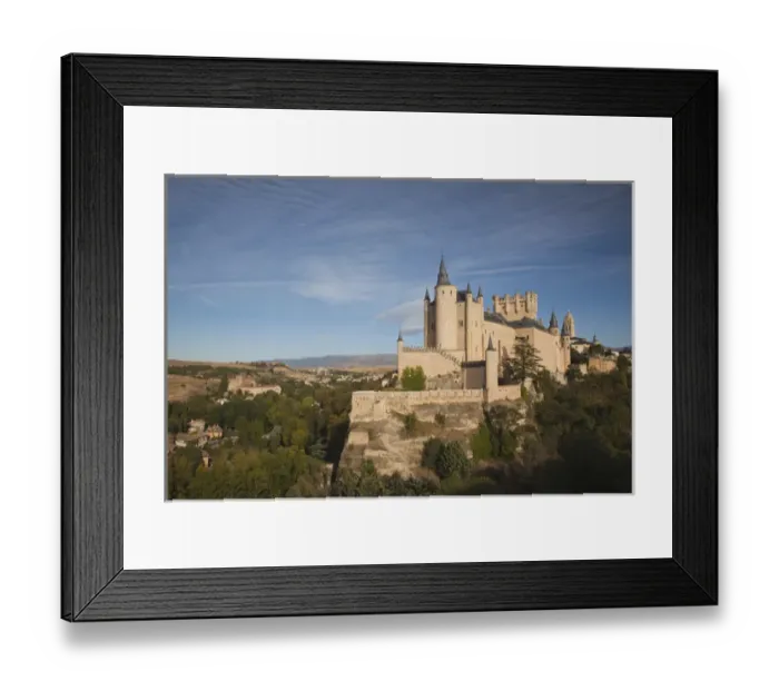 Framed Print : Spain, Castilla y Leon Region, Segovia Province, Segovia, The Alcazar