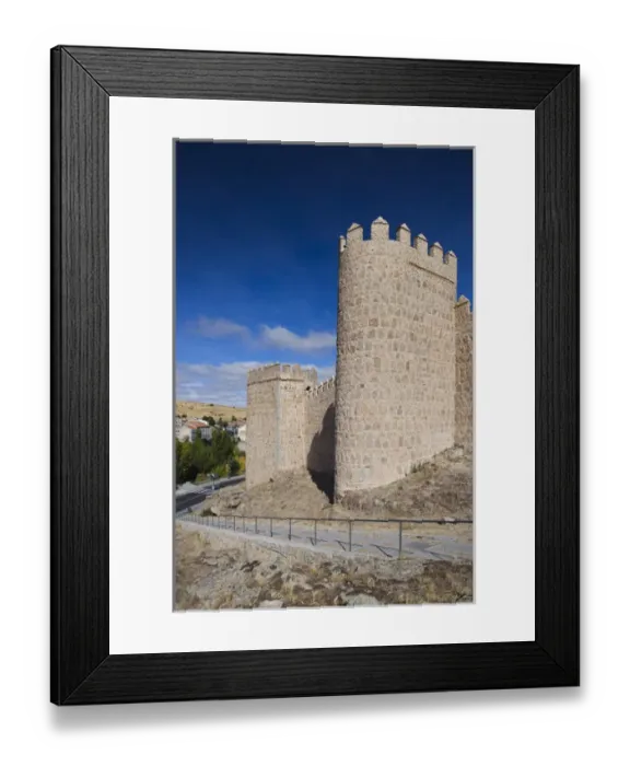 Framed Print : Spain, Castilla y Leon Region, Avila Province, Avila, Las Murallas, town walls Framed Print : Spain, Castilla y Leon Region, Avila Province, Avila, Las Murallas, town walls