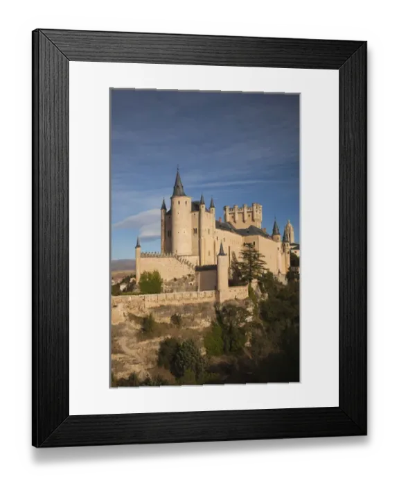 Framed Print : Spain, Castilla y Leon Region, Segovia Province, Segovia, The Alcazar