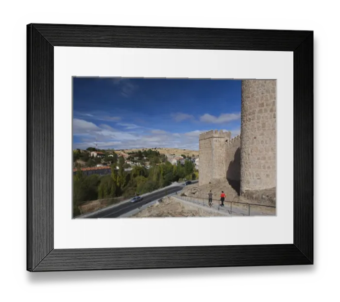 Framed Print : Spain, Castilla y Leon Region, Avila Province, Avila, Las Murallas, town walls Framed Print : Spain, Castilla y Leon Region, Avila Province, Avila, Las Murallas, town walls