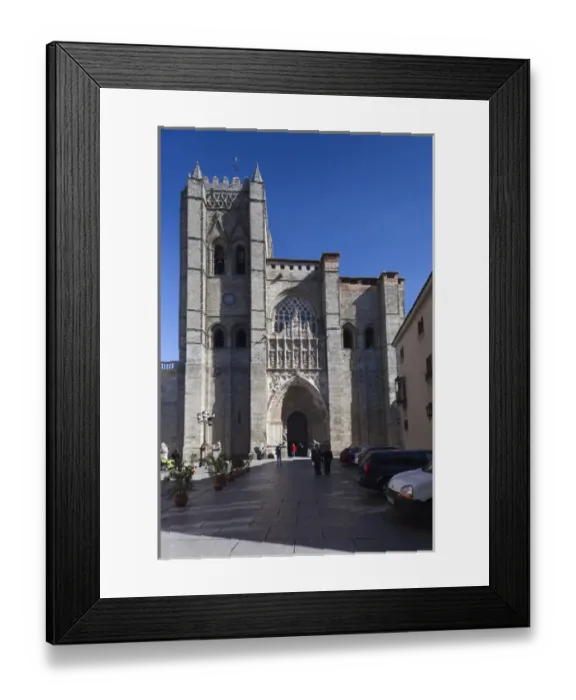 Framed Print : Spain, Castilla y Leon Region, Avila Province, Avila, Avila Cathedral Framed Print : Spain, Castilla y Leon Region, Avila Province, Avila, Avila Cathedral