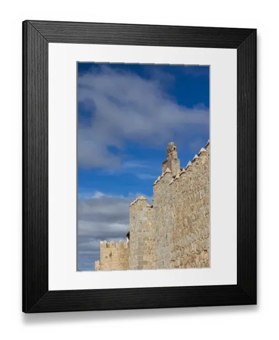 Framed Print : Spain, Castilla y Leon Region, Avila Province, Avila, Las Murallas, town walls Framed Print : Spain, Castilla y Leon Region, Avila Province, Avila, Las Murallas, town walls