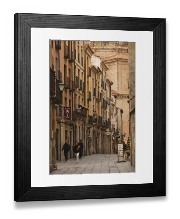 Framed Print : Spain, Castilla y Leon Region, Salamanca Province, Salamanca, Rua Mayor street Framed Print : Spain, Castilla y Leon Region, Salamanca Province, Salamanca, Rua Mayor street