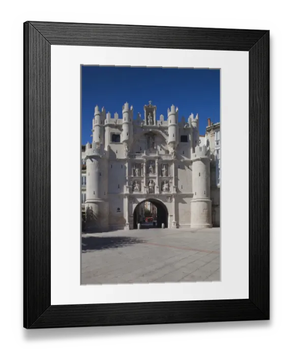 Framed Print : Spain, Castilla y Leon Region, Burgos Province, Burgos, Arco de Santa Maria gate Framed Print : Spain, Castilla y Leon Region, Burgos Province, Burgos, Arco de Santa Maria gate