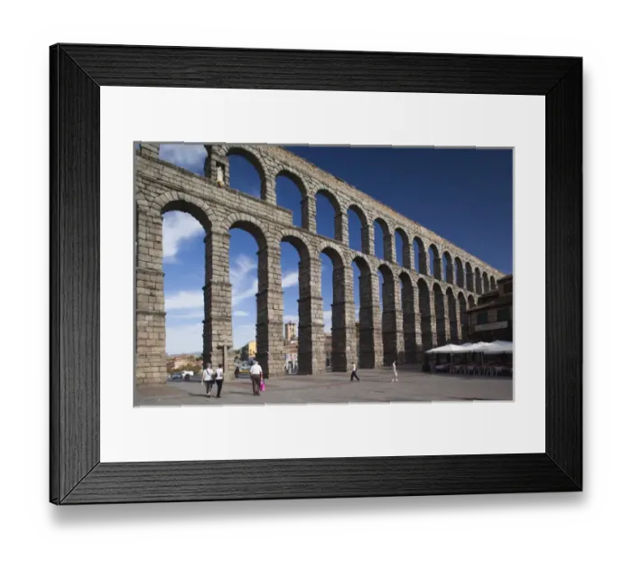 Framed Print : Spain, Castilla y Leon Region, Segovia Province, Segovia, El Acueducto, Roman aqueduct Framed Print : Spain, Castilla y Leon Region, Segovia Province, Segovia, El Acueducto, Roman aqueduct
