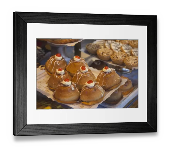 Framed Print : Spain, Castilla y Leon Region, Avila Province, Avila, Yemas de Avila, Avila sweets Framed Print : Spain, Castilla y Leon Region, Avila Province, Avila, Yemas de Avila, Avila sweets