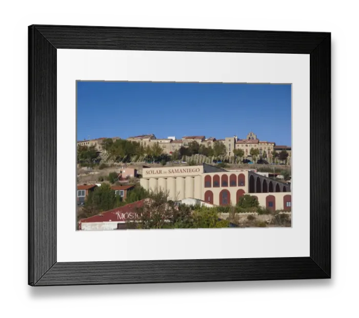 Framed Print : Spain, Basque Country Region, La Rioja Area, Alava Province, Laguardia, town view Framed Print : Spain, Basque Country Region, La Rioja Area, Alava Province, Laguardia, town view