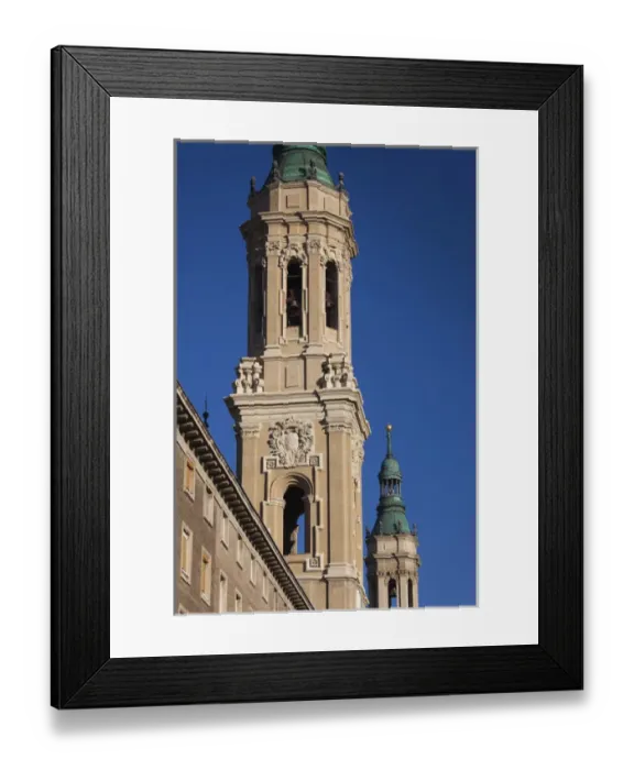 Framed Print : Spain, Aragon Region, Zaragoza Province, Zaragoza, Basilica de Nuestra Senora de Pilar Framed Print : Spain, Aragon Region, Zaragoza Province, Zaragoza, Basilica de Nuestra Senora de Pilar