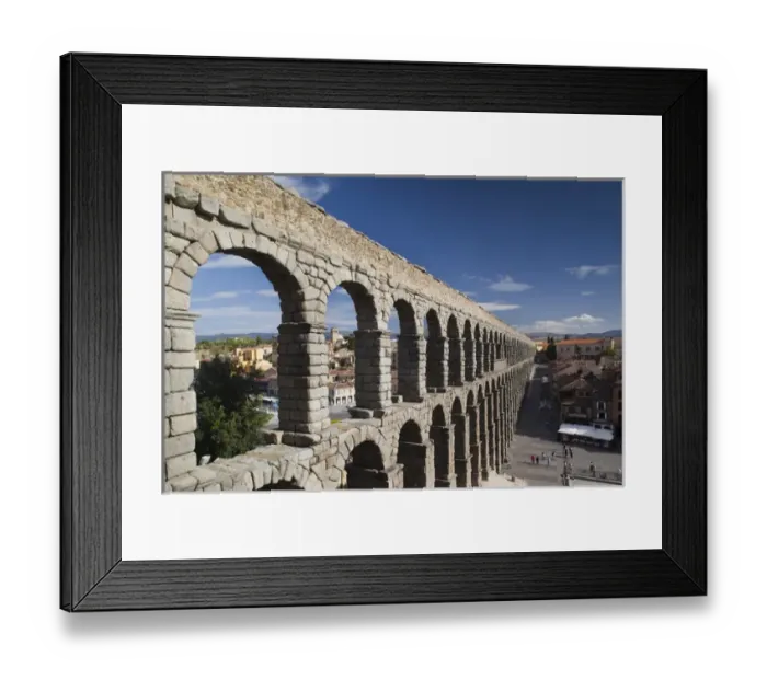 Framed Print : Spain, Castilla y Leon Region, Segovia Province, Segovia, El Acueducto, Roman aqueduct Framed Print : Spain, Castilla y Leon Region, Segovia Province, Segovia, El Acueducto, Roman aqueduct