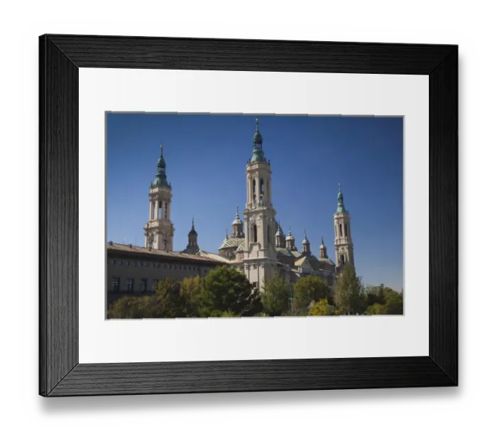 Framed Print : Spain, Aragon Region, Zaragoza Province, Zaragoza, Basilica de Nuestra Senora de Pilar Framed Print : Spain, Aragon Region, Zaragoza Province, Zaragoza, Basilica de Nuestra Senora de Pilar