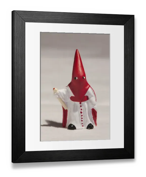 Framed Print : Spain, Madrid, souvenir penitentes, miniature Spanish religious procession figures Framed Print : Spain, Madrid, souvenir penitentes, miniature Spanish religious procession figures
