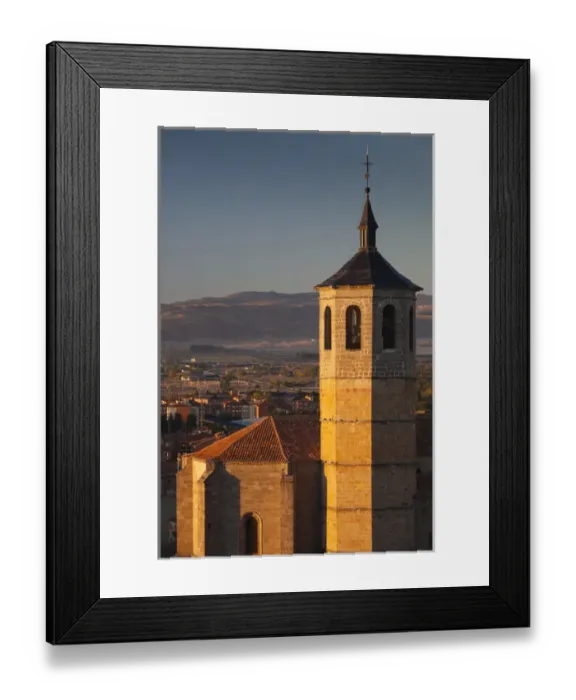 Framed Print : Spain, Castilla y Leon Region, Avila Province, Avila, morning light on the Church Framed Print : Spain, Castilla y Leon Region, Avila Province, Avila, morning light on the Church