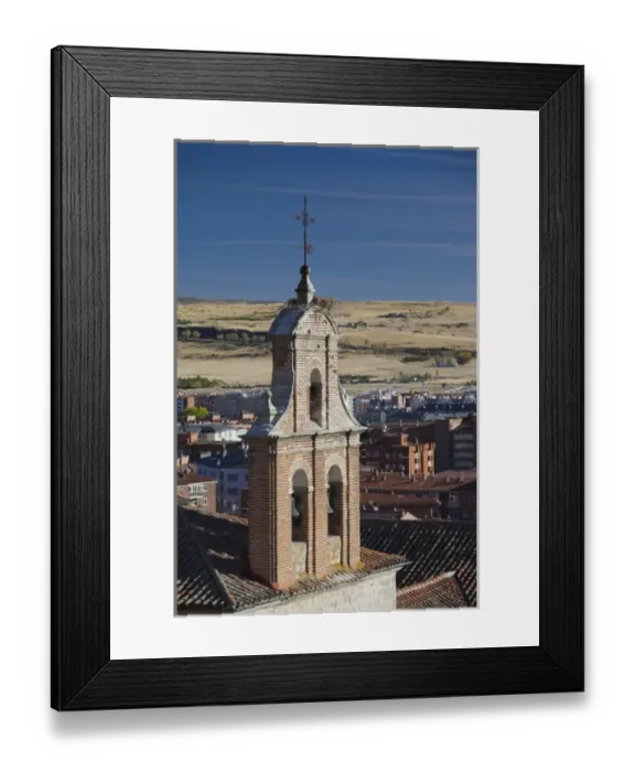 Framed Print : Spain, Castilla y Leon Region, Avila Province, Avila, elevated town view from Parque Framed Print : Spain, Castilla y Leon Region, Avila Province, Avila, elevated town view from Parque