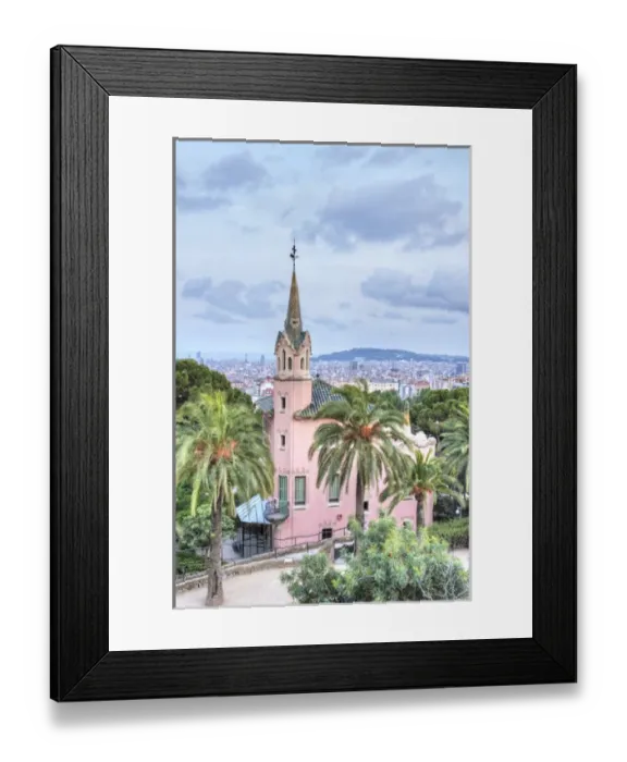 Framed Print : Europe, Spain, Catalonia, Barcelona, Park Guell, Gaudi House Museum Framed Print : Europe, Spain, Catalonia, Barcelona, Park Guell, Gaudi House Museum