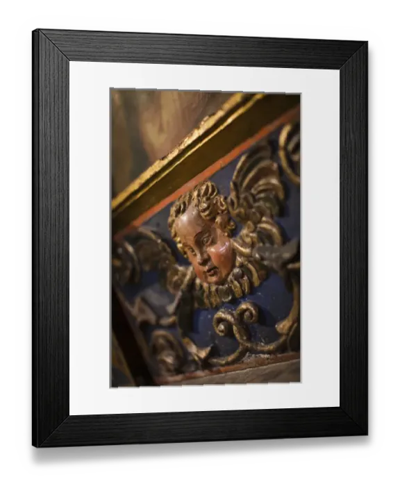 Framed Print : Spain, Castilla y Leon Region, Salamanca Province, Salamanca, Salamanca Cathedrals