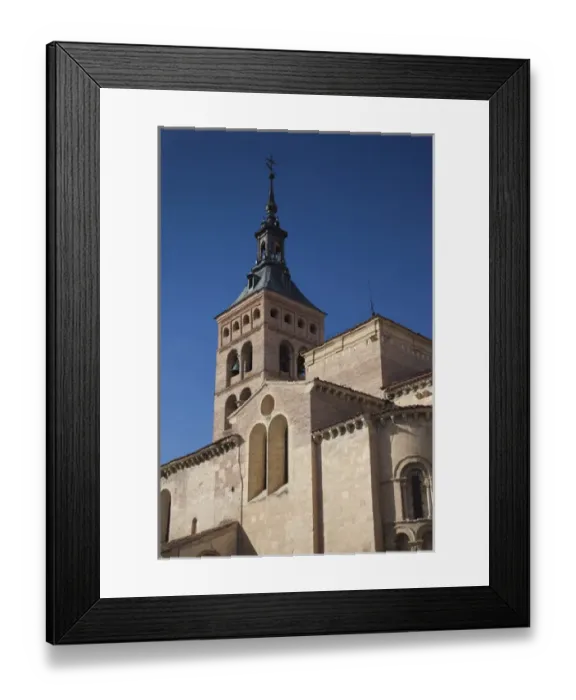 Framed Print : Spain, Castilla y Leon Region, Segovia Province, Segovia, Plaza San Martin and San Framed Print : Spain, Castilla y Leon Region, Segovia Province, Segovia, Plaza San Martin and San