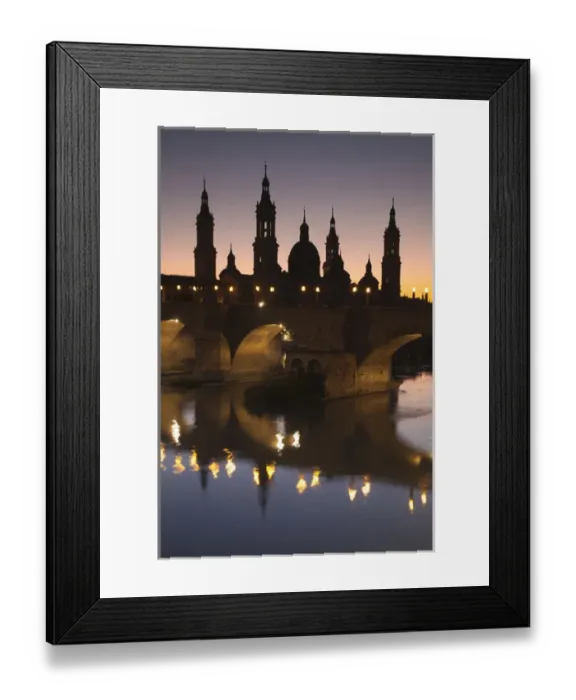Framed Print : Spain, Aragon Region, Zaragoza Province, Zaragoza, Basilica de Nuestra Senora de Pilar Framed Print : Spain, Aragon Region, Zaragoza Province, Zaragoza, Basilica de Nuestra Senora de Pilar