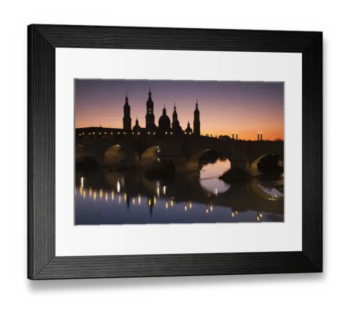 Framed Print : Spain, Aragon Region, Zaragoza Province, Zaragoza, Basilica de Nuestra Senora de Pilar Framed Print : Spain, Aragon Region, Zaragoza Province, Zaragoza, Basilica de Nuestra Senora de Pilar