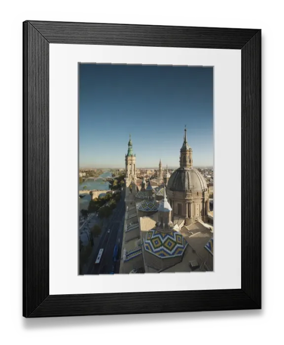 Framed Print : Spain, Aragon Region, Zaragoza Province, Zaragoza, Basilica de Nuestra Senora del Pilar Framed Print : Spain, Aragon Region, Zaragoza Province, Zaragoza, Basilica de Nuestra Senora del Pilar