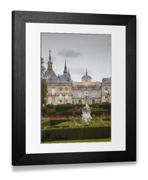 Framed Print : Spain, Castilla y Leon Region, Segovia Province, Sierra de Guadarrama Area, San Ildefonso
