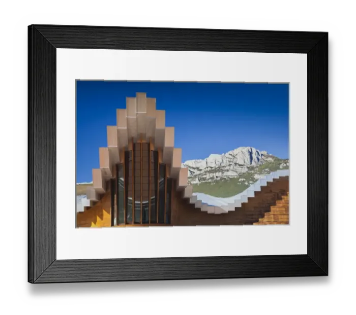 Framed Print : Spain, Basque Country Region, La Rioja Area, Alava Province, Laguardia, Bodegas Ysios winery