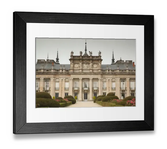 Framed Print : Spain, Castilla y Leon Region, Segovia Province, Sierra de Guadarrama Area, San Ildefonso