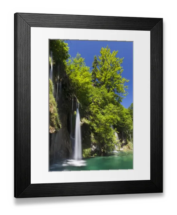 Framed Print : The Plitvice Lakes in the National Park Plitvicka Jezera in Croatia. The upper lakes Framed Print : The Plitvice Lakes in the National Park Plitvicka Jezera in Croatia. The upper lakes
