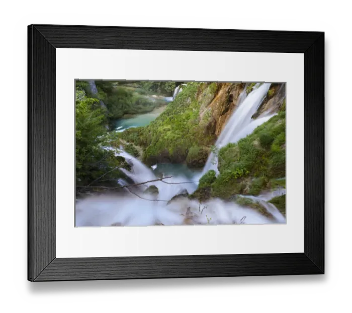 Framed Print : The Plitvice Lakes in the National Park Plitvicka Jezera in Croatia Framed Print : The Plitvice Lakes in the National Park Plitvicka Jezera in Croatia