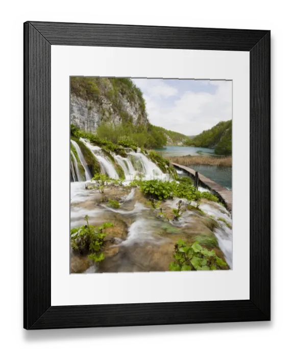Framed Print : The Plitvice Lakes in the National Park Plitvicka Jezera in Croatia. The lower lakes Framed Print : The Plitvice Lakes in the National Park Plitvicka Jezera in Croatia. The lower lakes