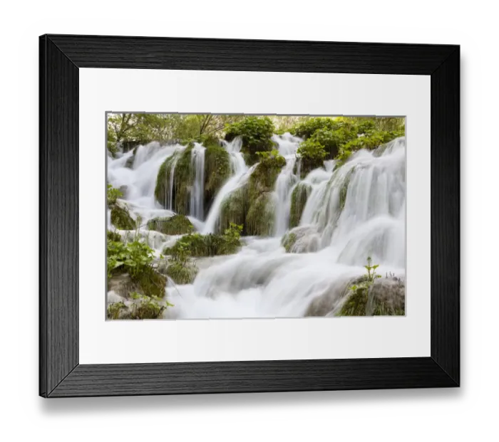 Framed Print : The Plitvice Lakes in the National Park Plitvicka Jezera in Croatia. The lower lakes Framed Print : The Plitvice Lakes in the National Park Plitvicka Jezera in Croatia. The lower lakes