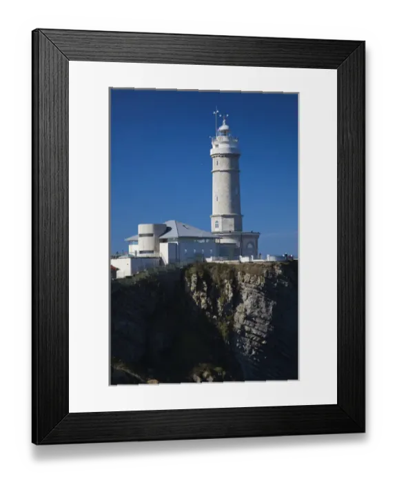 Framed Print : Spain, Cantabria Region, Cantabria Province, Santander, Cabo Mayor lighthouse Framed Print : Spain, Cantabria Region, Cantabria Province, Santander, Cabo Mayor lighthouse
