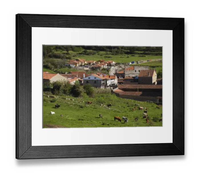 Framed Print : Spain, Cantabria Region, Cantabria Province, Santillana del Mar, detail of midieval Framed Print : Spain, Cantabria Region, Cantabria Province, Santillana del Mar, detail of midieval