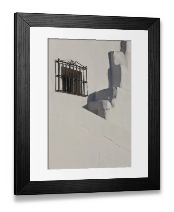 Framed Print : Spain, Andalucia Region, Cadiz Province, Vejer de la Frontera, town buildings