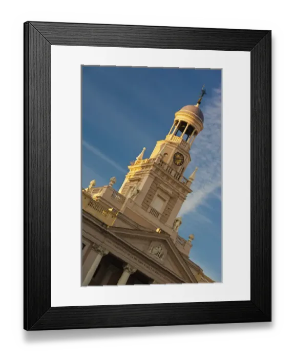 Framed Print : Spain, Andalucia Region, Cadiz Province, Cadiz, town hall, Plaza San Juan de Dios