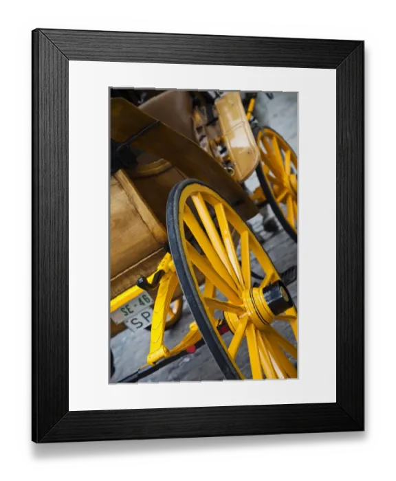 Framed Print : Spain, Andalucia Region, Seville Province, Seville, Horse carriage, Plaza del Triunfo Framed Print : Spain, Andalucia Region, Seville Province, Seville, Horse carriage, Plaza del Triunfo