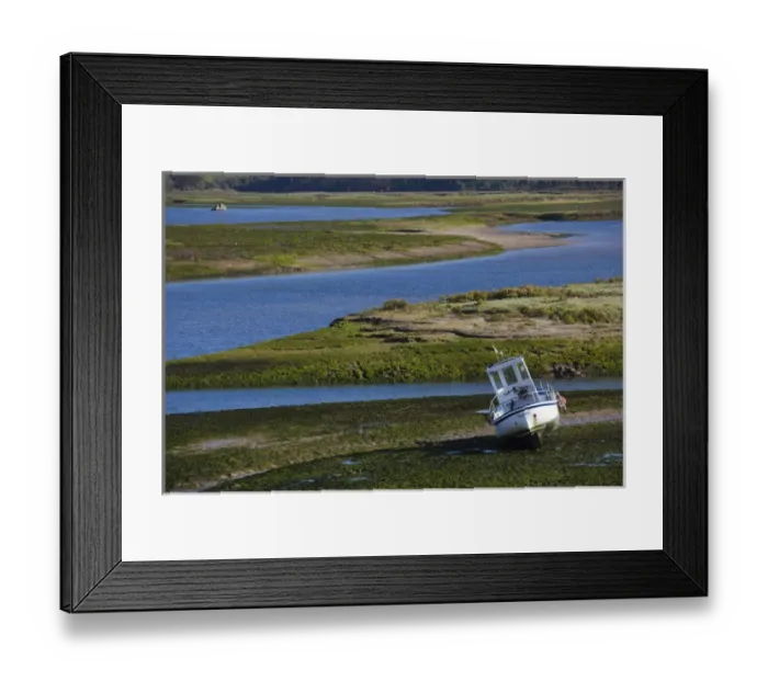 Framed Print : Spain, Cantabria Region, Cantabria Province, San Vicente de la Barquera, river estuary Framed Print : Spain, Cantabria Region, Cantabria Province, San Vicente de la Barquera, river estuary