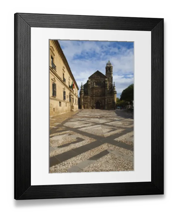 Framed Print : Spain, Andalucia Region, Jaen Province, Ubeda, Palacio del Dean Ortega and the Capilla Framed Print : Spain, Andalucia Region, Jaen Province, Ubeda, Palacio del Dean Ortega and the Capilla