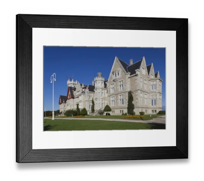 Framed Print : Spain, Cantabria Region, Cantabria Province, Santander, Peninsula de la Magdalena Framed Print : Spain, Cantabria Region, Cantabria Province, Santander, Peninsula de la Magdalena