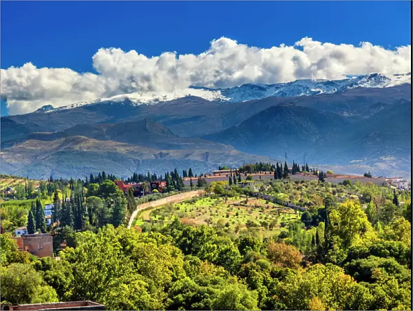Alhambra Farm Mountains Granada Andalusia Spain