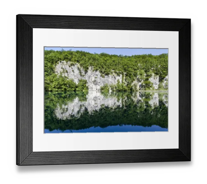 Framed Print : The Plitvice Lakes in the National Park Plitvicka Jezera in Croatia Framed Print : The Plitvice Lakes in the National Park Plitvicka Jezera in Croatia