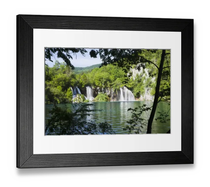 Framed Print : The Plitvice Lakes in the National Park Plitvicka Jezera in Croatia. The lower lakes Framed Print : The Plitvice Lakes in the National Park Plitvicka Jezera in Croatia. The lower lakes
