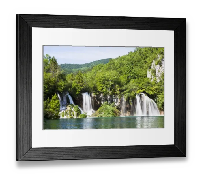Framed Print : The Plitvice Lakes in the National Park Plitvicka Jezera in Croatia. The lower lakes Framed Print : The Plitvice Lakes in the National Park Plitvicka Jezera in Croatia. The lower lakes