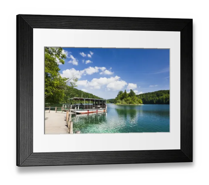 Framed Print : The Plitvice Lakes in the National Park Plitvicka Jezera in Croatia Framed Print : The Plitvice Lakes in the National Park Plitvicka Jezera in Croatia