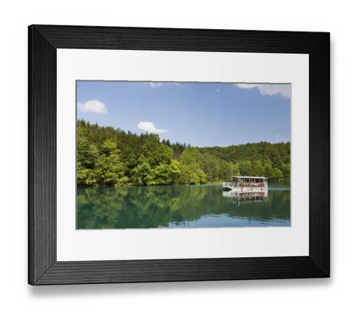 Framed Print : The Plitvice Lakes in the National Park Plitvicka Jezera in Croatia Framed Print : The Plitvice Lakes in the National Park Plitvicka Jezera in Croatia